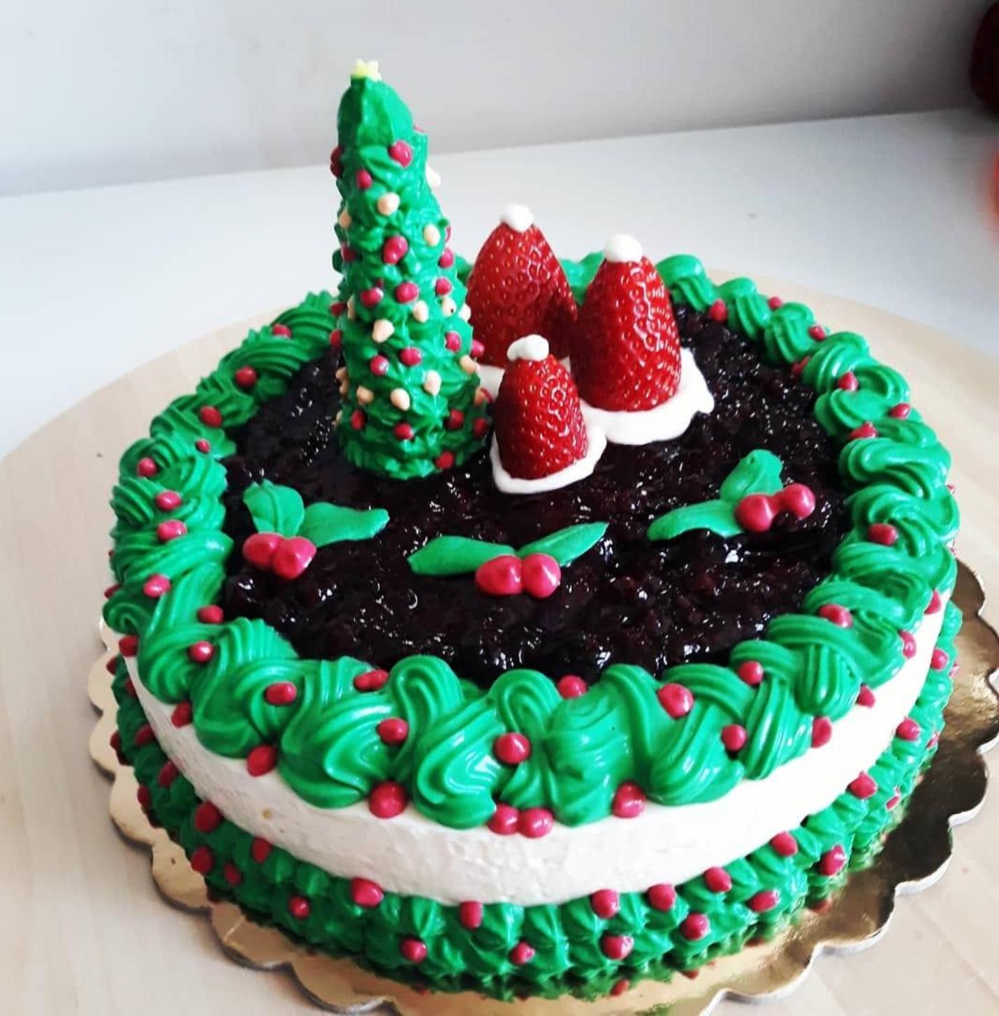 Χριστουγεννιάτικο cheesecake