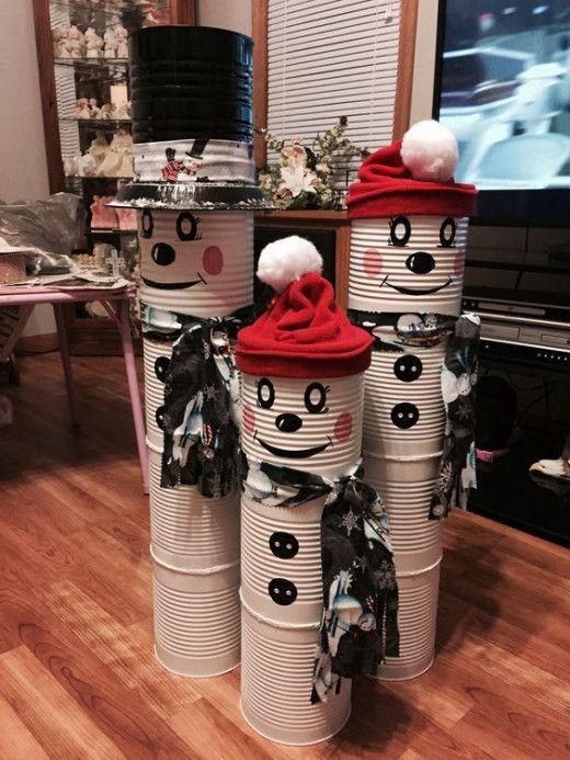 ιδέες-για-χριστουγεννιάτικες-κατασκευές-με-τενεκεδάκια-Χριστούγεννα 2022-