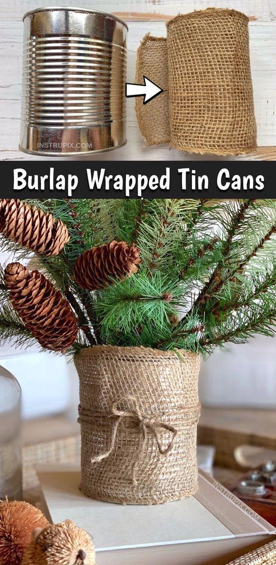 τενεκεδάκια-με-ύφασμα-από-σπάγκο-για-τα-Χριστούγεννα-ιδέες-