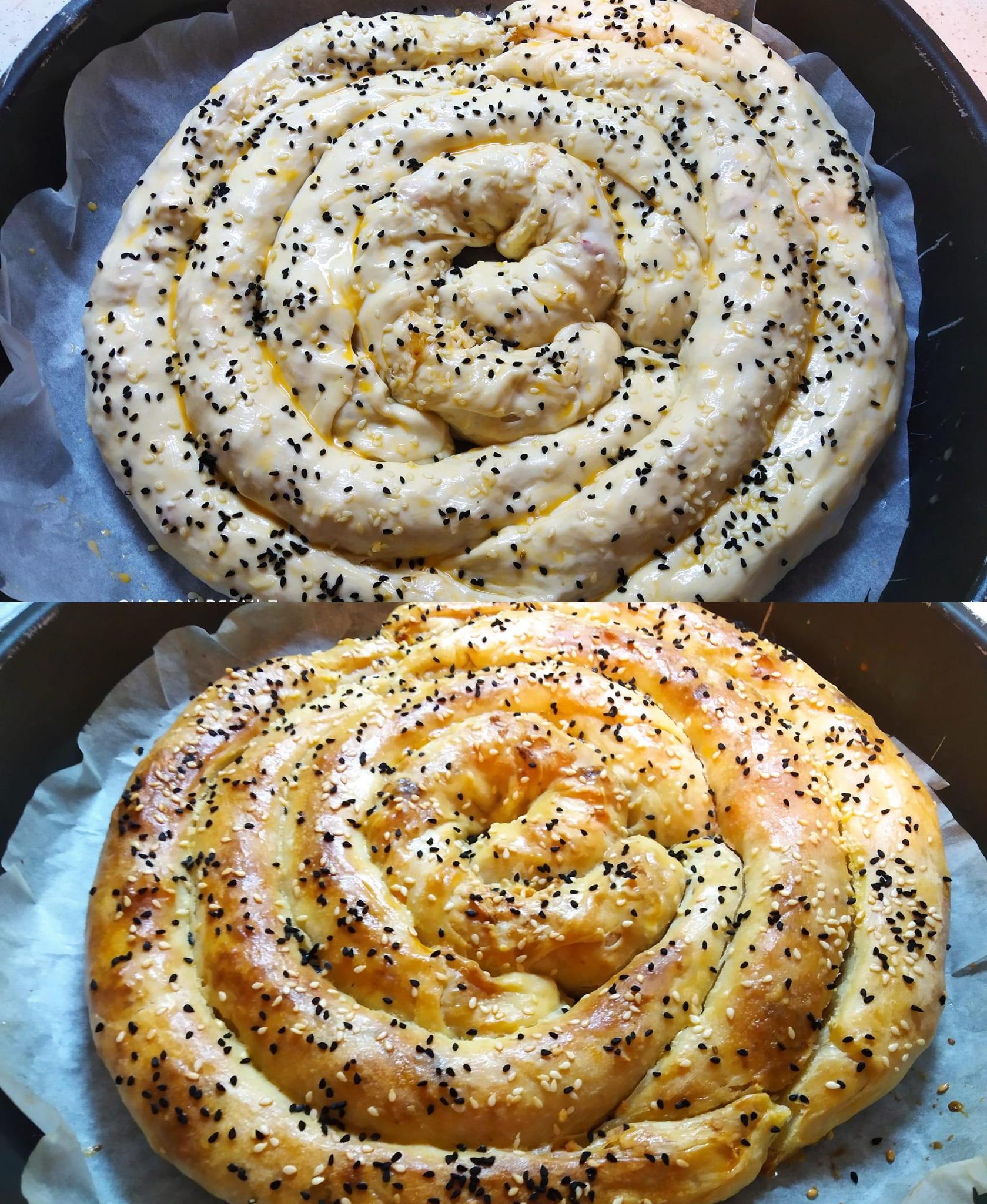 Στριφτή γιορτινή κοτόπιτα