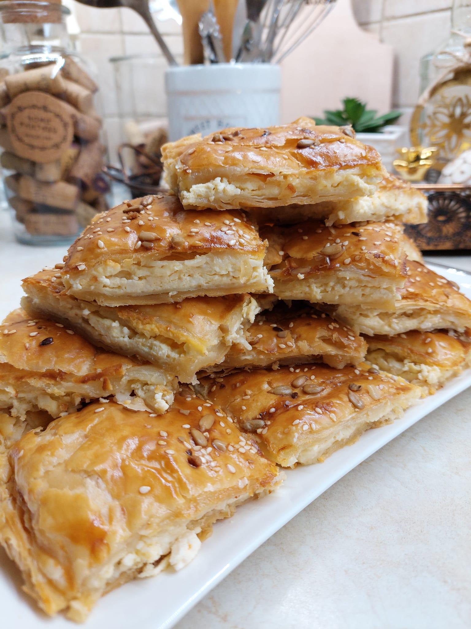 συνταγή-για-τυρόπιτα-με-φύλλο σφολιάτας-