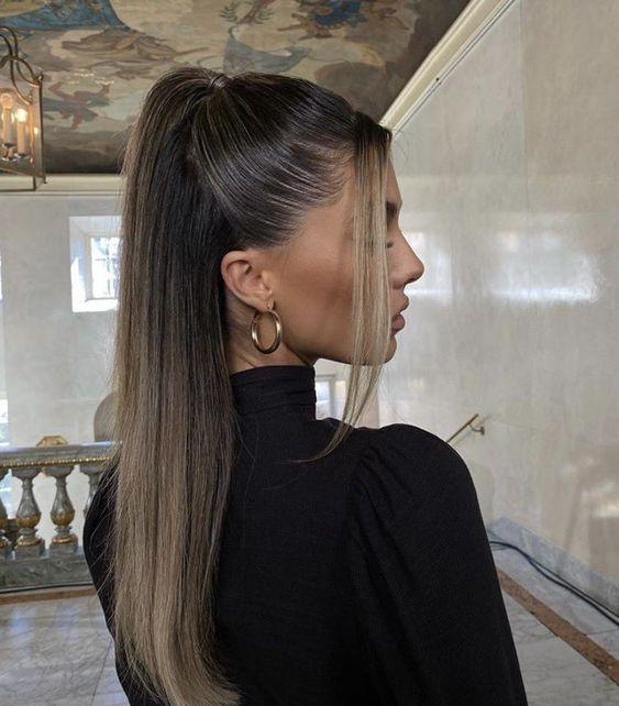 ponytail-αλογοουρά-σε-ίσια-μαλλιά-ιδέες-