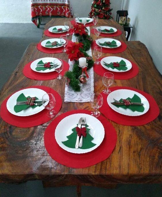 χαρτοπετσέτες-στο-χριστουγεννιάτικο τραπέζι-σαν-χριστουγεννιάτικο δέντρο-ιδέες-