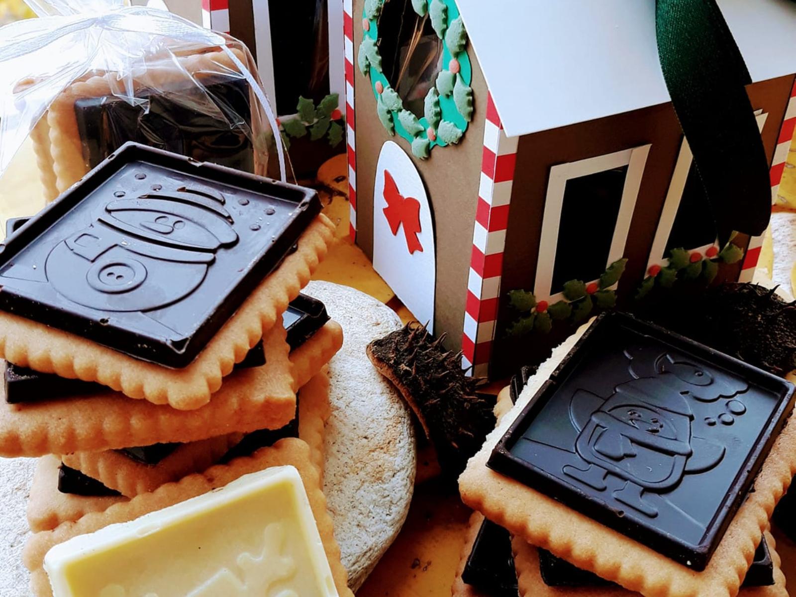 Χριστουγεννιάτικα-μπισκότα πτι μπερ-με σοκολάτα-συνταγή-