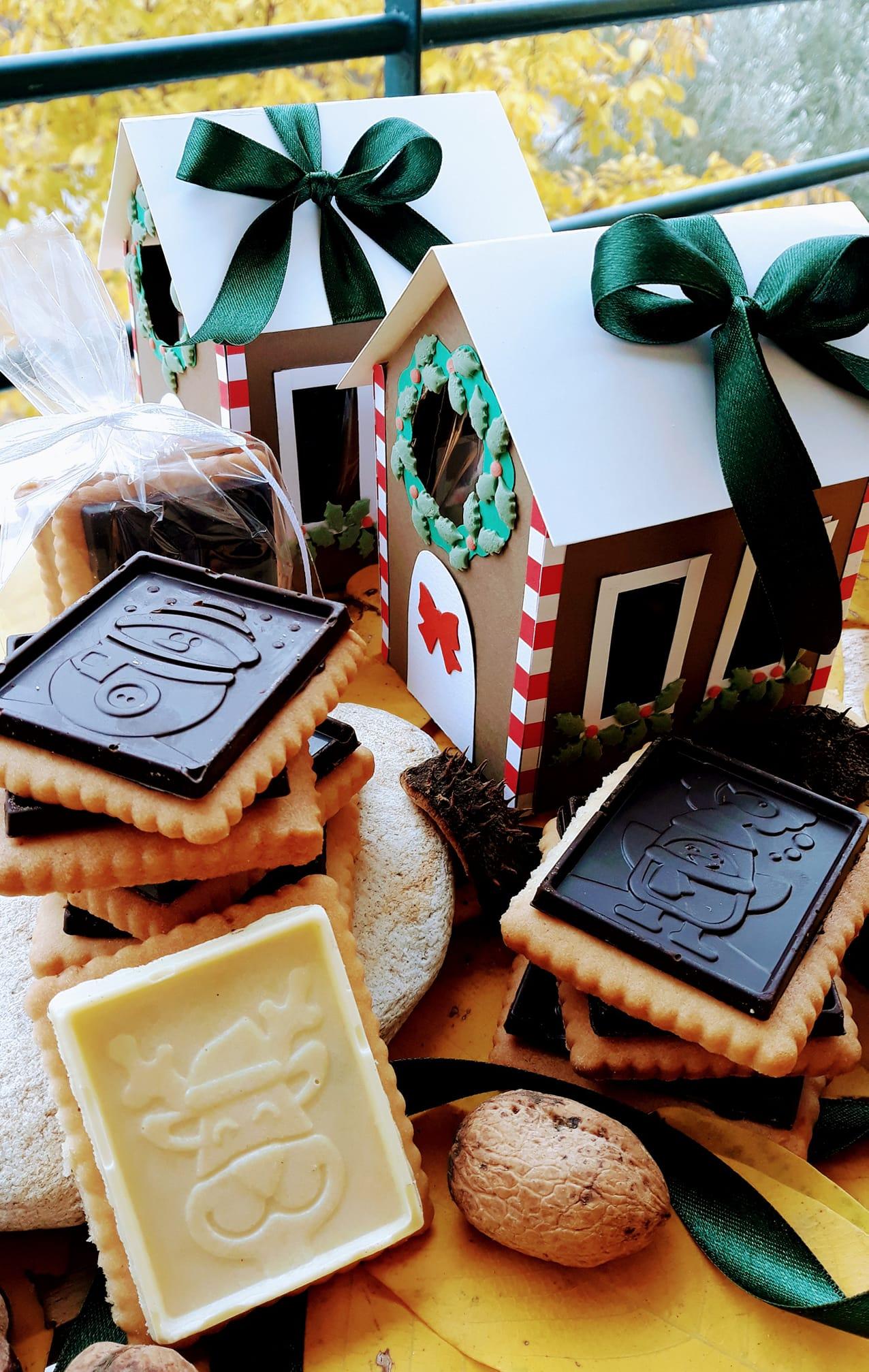 Χριστουγεννιάτικα-μπισκότα πτι μπερ-με σοκολάτα-συνταγή-
