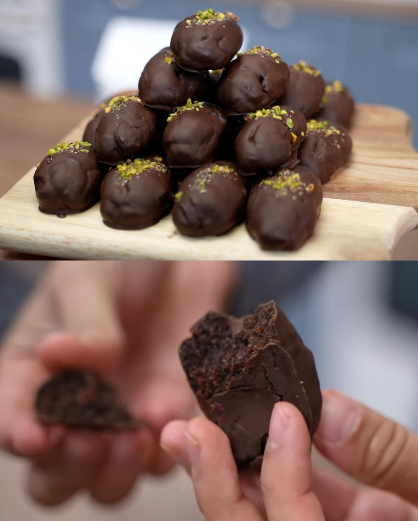 Γεμιστά Μελομακάρονα σοκολάτας του Δημήτρη Μιχαηλίδη