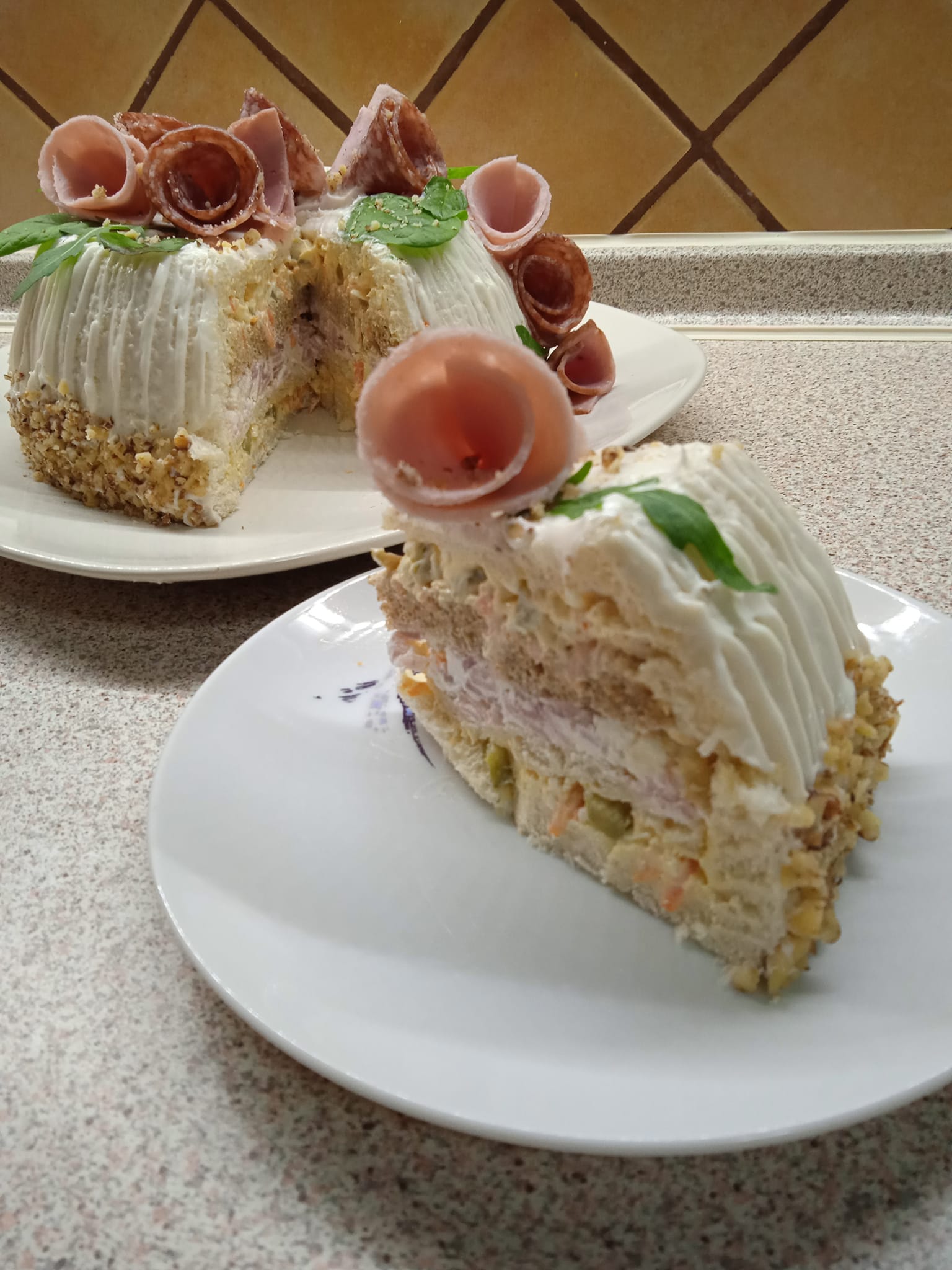 Γιορτινή-σαλάτα Zuccotto-συνταγή- Γιορτινή-σαλάτα Zuccotto-συνταγή-