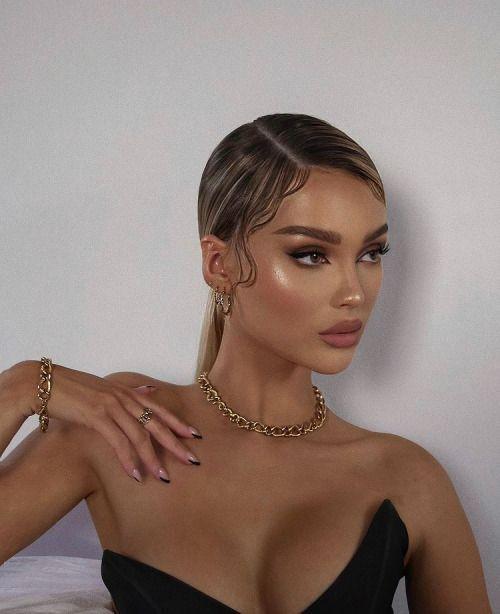 wet styling-σε-χαμηλή αλογοουρά-ιδέες- wet styling-σε-χαμηλή αλογοουρά-ιδέες-