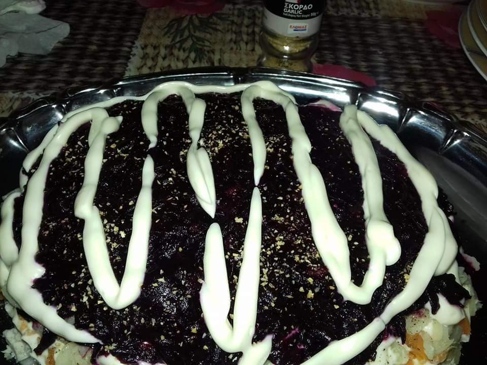 χριστουγεννιάτικη σαλάτα-με-σταφύλια-συνταγή-