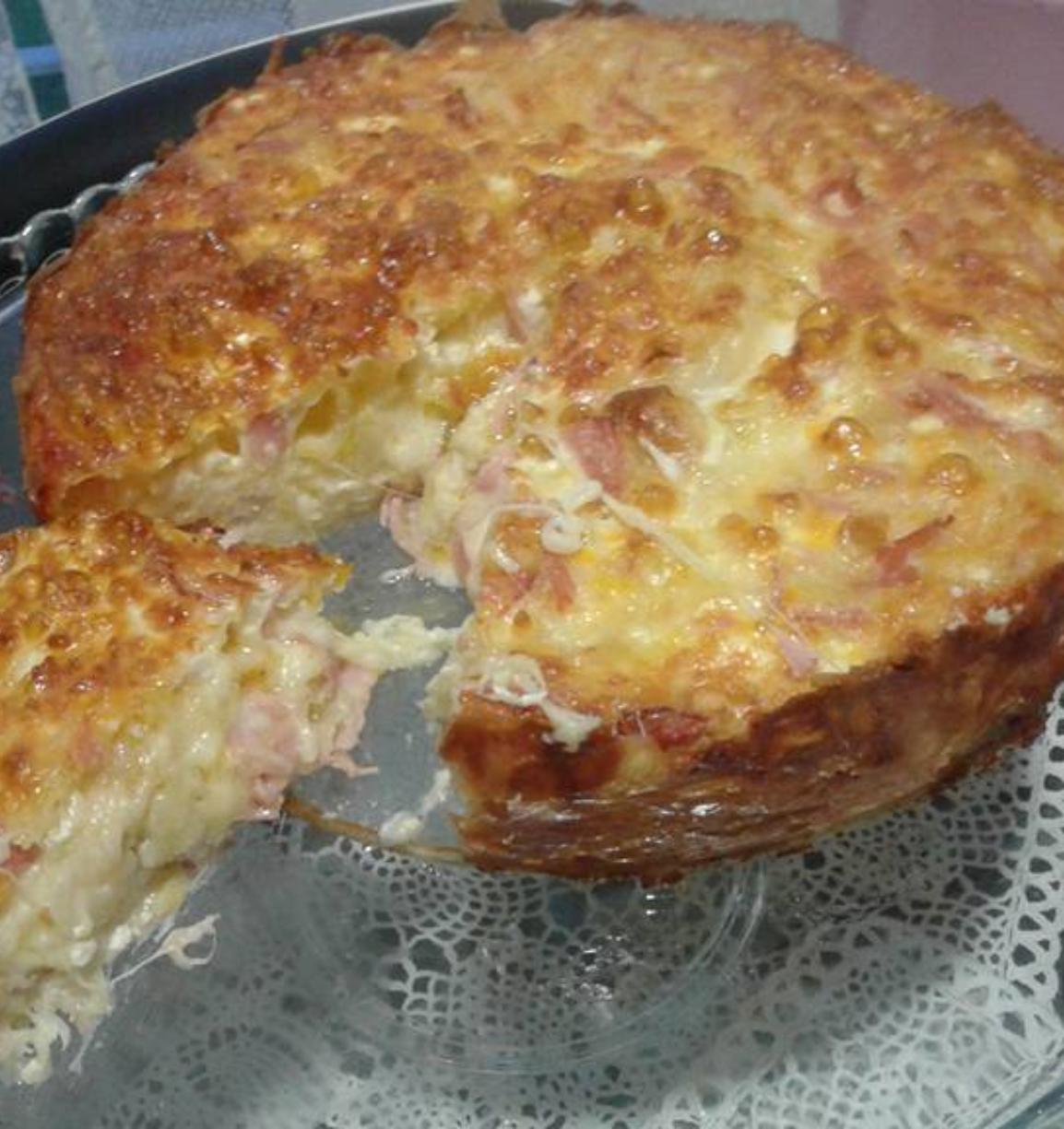 Γιορτινή ζαμπονοτυρόπιτα σαν σουφλέ