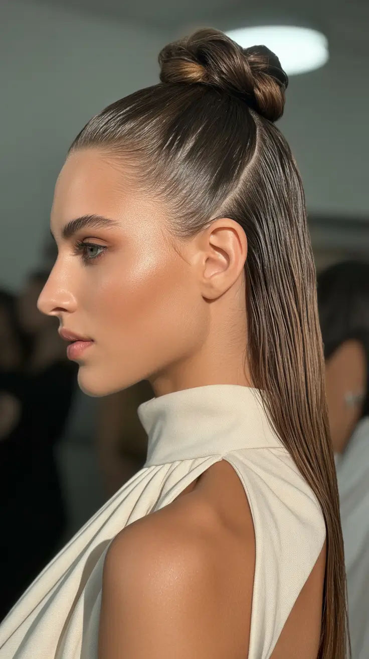 Ιδέες για γιορτινά χτενίσματα σε ίσια μαλλιά