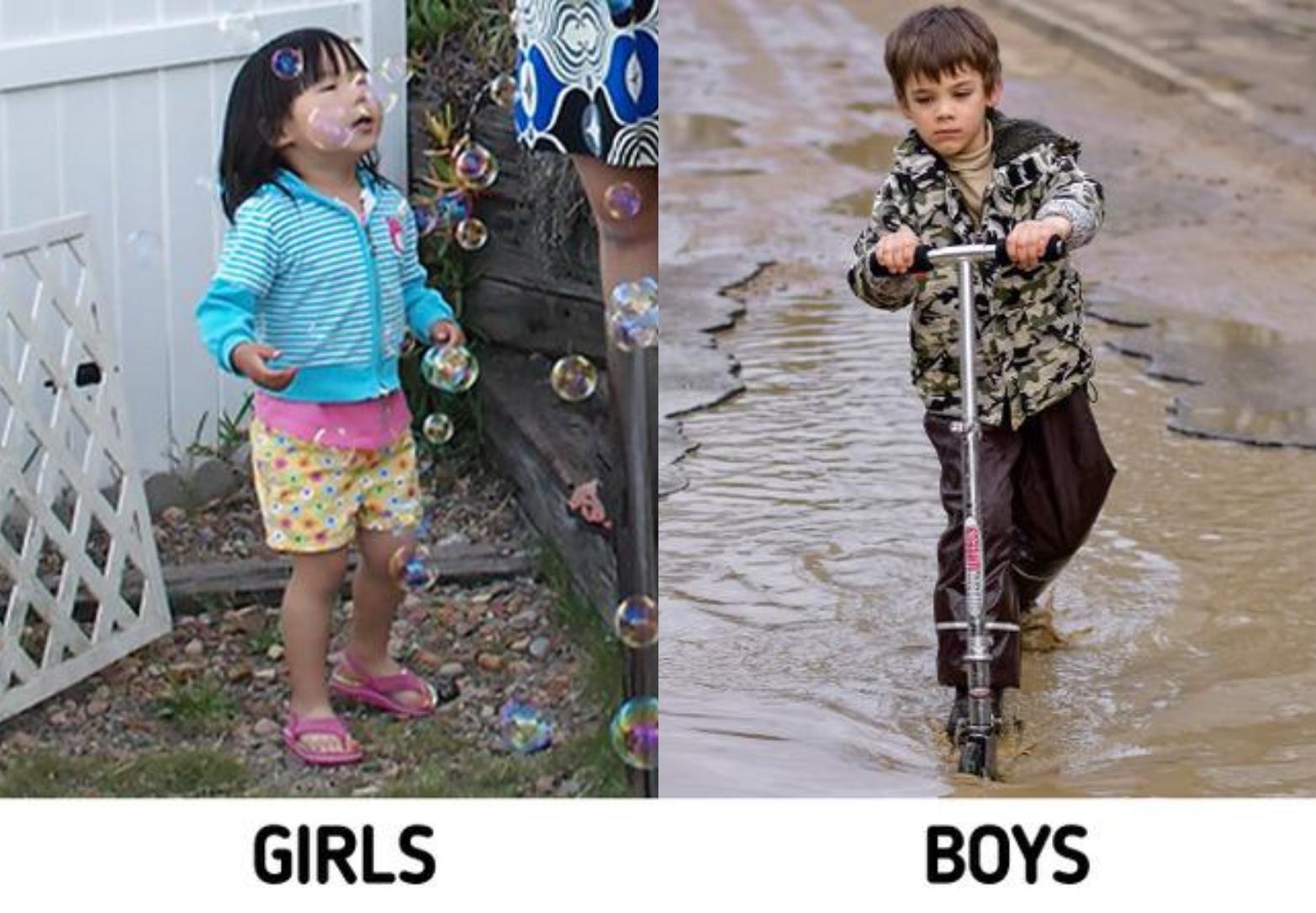 Σε τι διαφέρουν στην βρεφική ηλικία τα αγόρια από τα κορίτσια