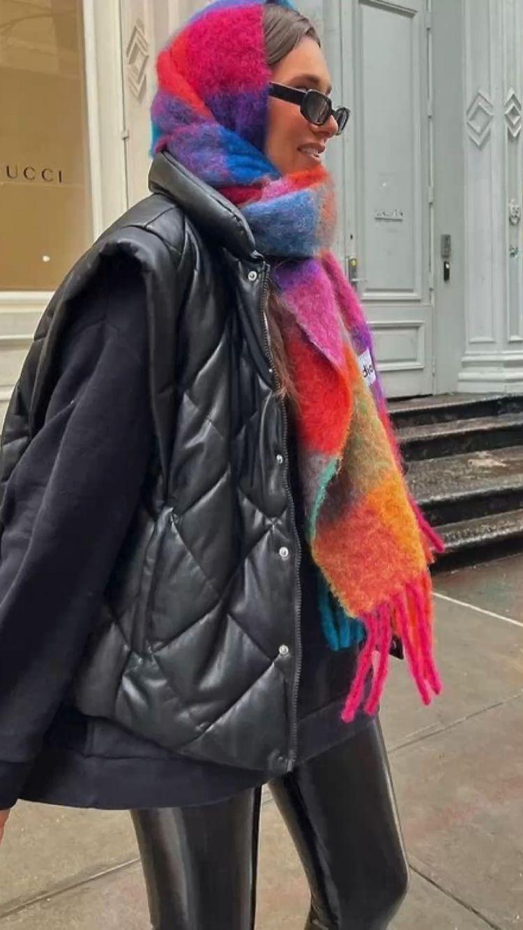 καπιτονέ τζάκετ-με-κασκόλ-ιδέες-