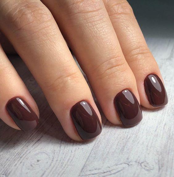 κεραμιδί-κοντά νύχια-ιδέες-