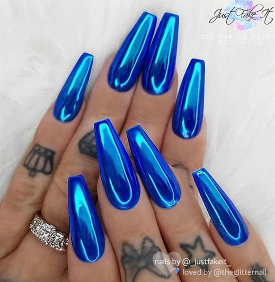 ballerina nails-σε-μπλε ηλεκτρίκ-ιδέες-