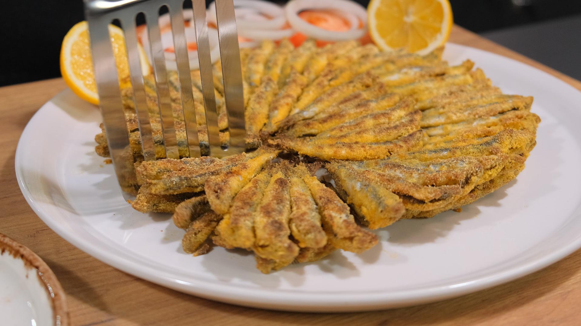 τηγανιτός-γαύρος-συνταγή-