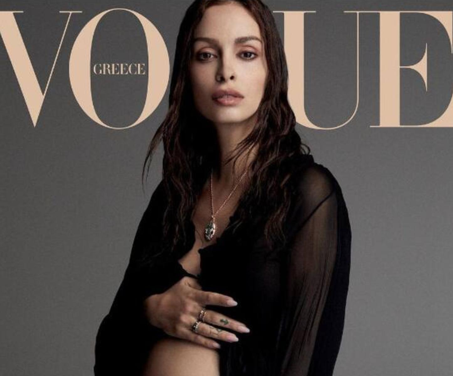 Ελένη Φουρέιρα: Στο εξώφυλλο της Vogue λίγο πριν γεννήσει