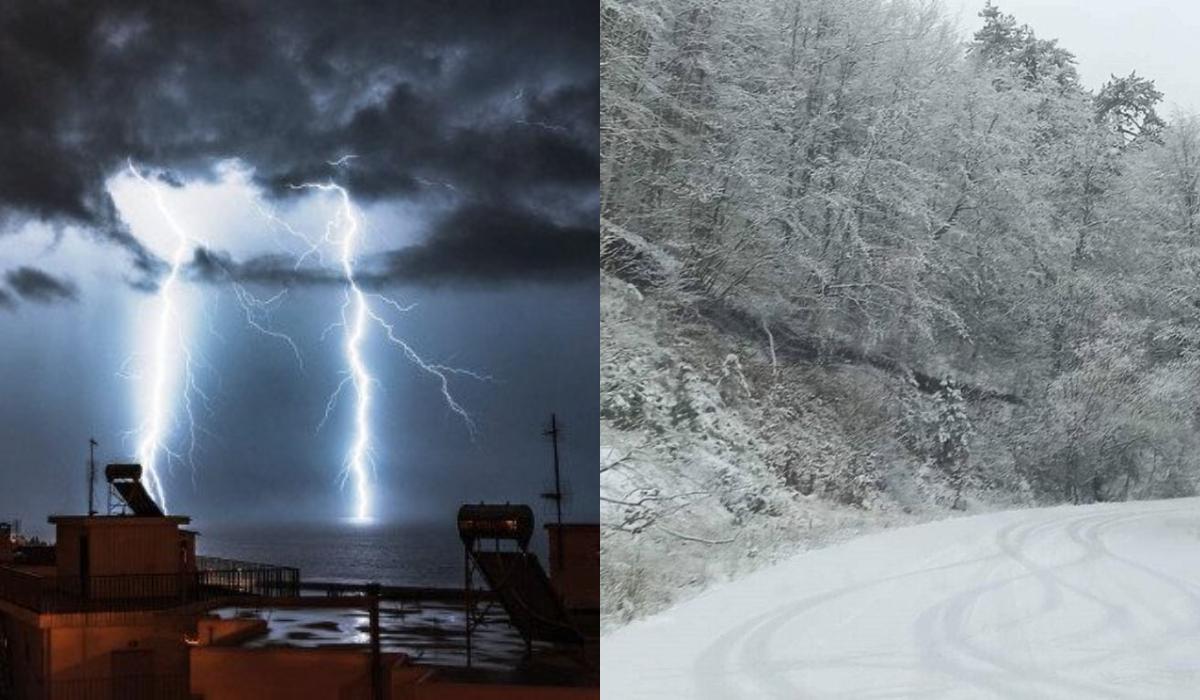 Καιρός : Ξεκινά από τα δυτικά η κακοκαιρία και φέρνει χιόνια και ισχυρές καταιγίδες