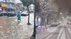 Κακοκαιρία : Χιόνια στη Μακεδονία και  πλημμύρες στη Ζάκυνθο  – Πότε τα φαινόμενα θα πλήξουν την Αττική