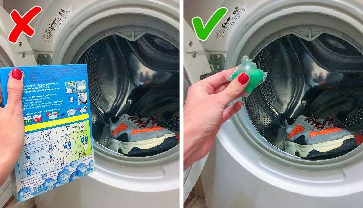 6 βήματα για να καθαρίσετε τα βρώμικα παπούτσια σας στο πλυντήριο με τον σωστό τρόπο