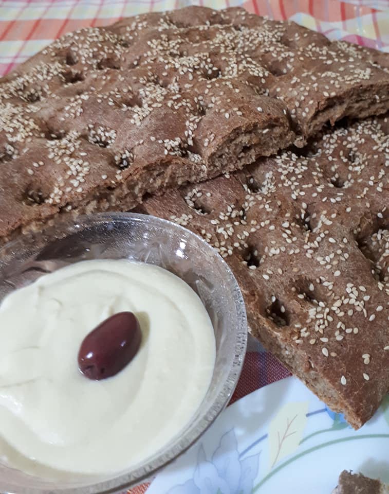 λαγάνα-με-αλεύρι ολικής-συνταγή-