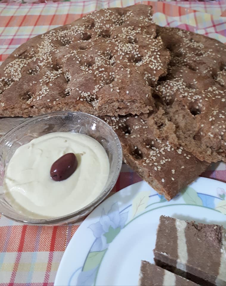 λαγάνα-με-αλεύρι ολικής-συνταγή-