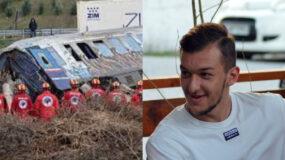 Τραγωδία Τέμπη : Ράγισαν καρδιές στην κηδεία του 22χρονου ποδοσφαιριστή Ιορδάνη Αδαμάκη