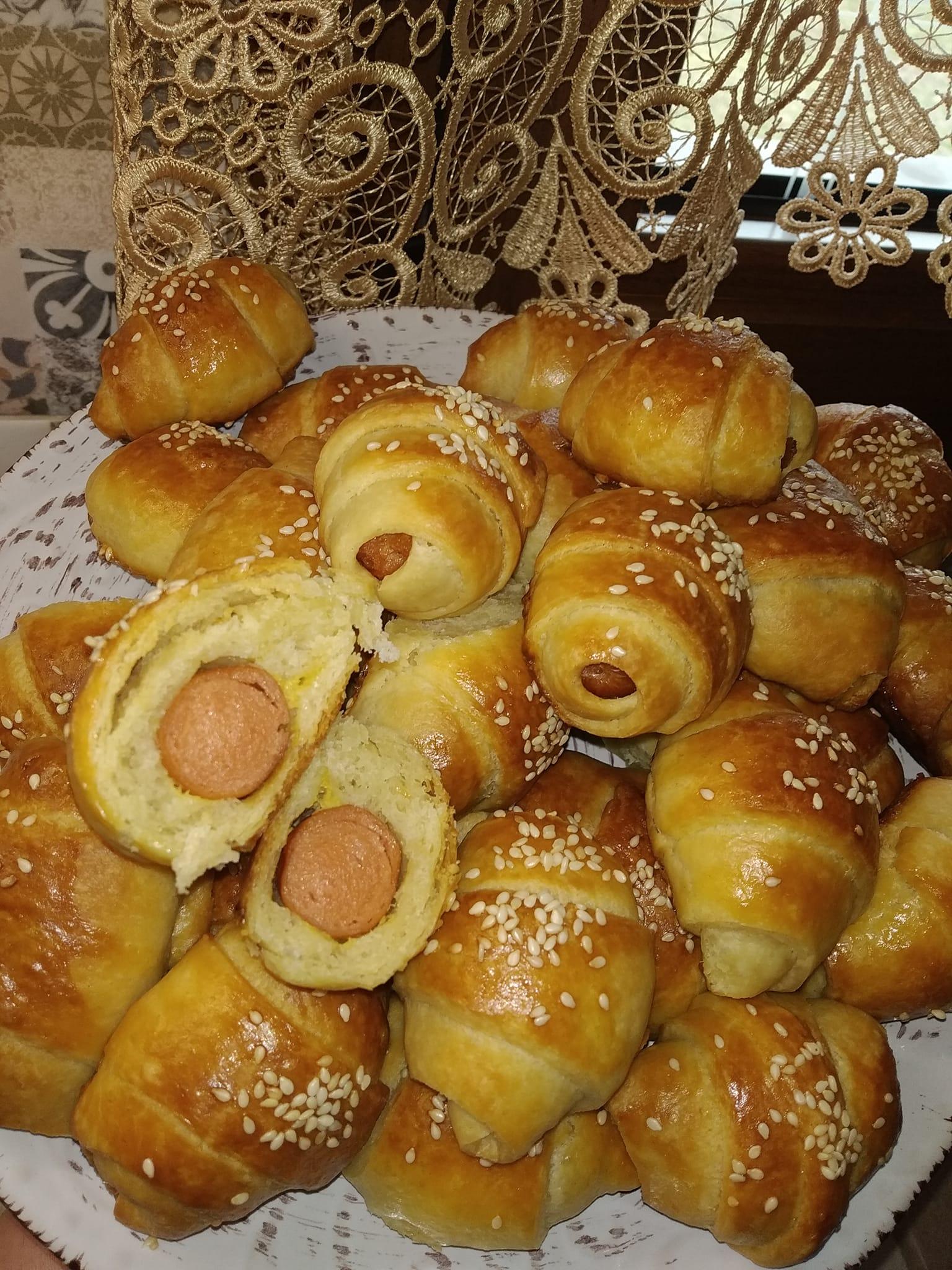 λουκανικοπιτάκια-με-μουστάρδα-συνταγή-