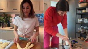 Δέσποινα Βανδή : Φτιάχνει τσουρέκια με την Μέλινα και μας δίνει την συνταγή