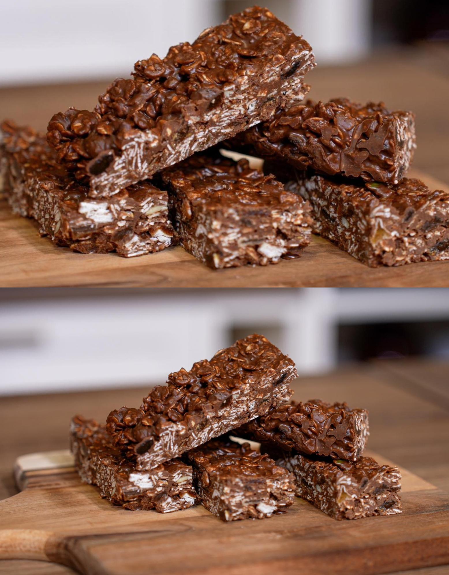 Νηστίσιμες μπάρες δημητριακών με 3 υλικά