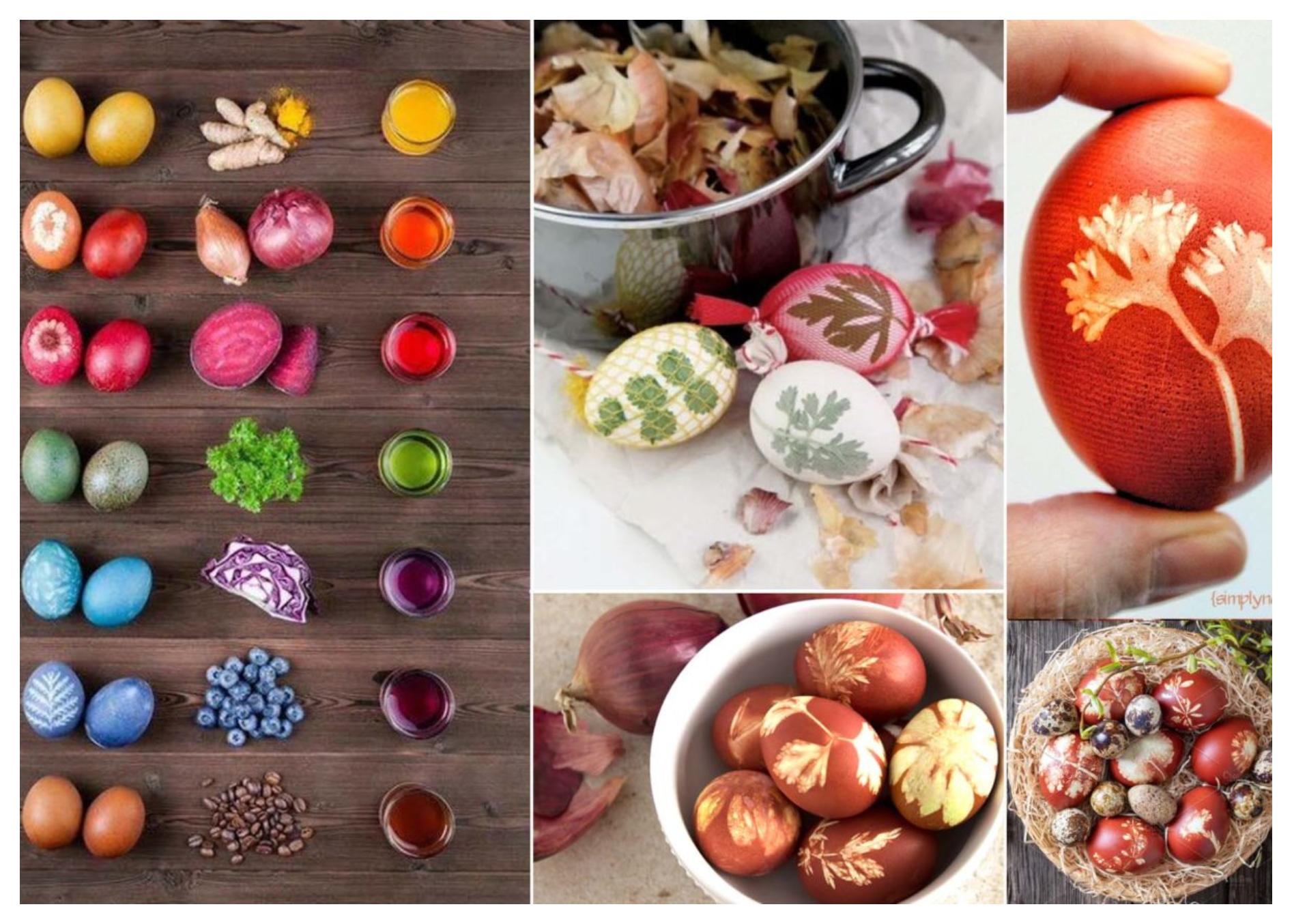 Πως να βάψετε τα πασχαλινά αυγά με φρούτα και λαχανικά