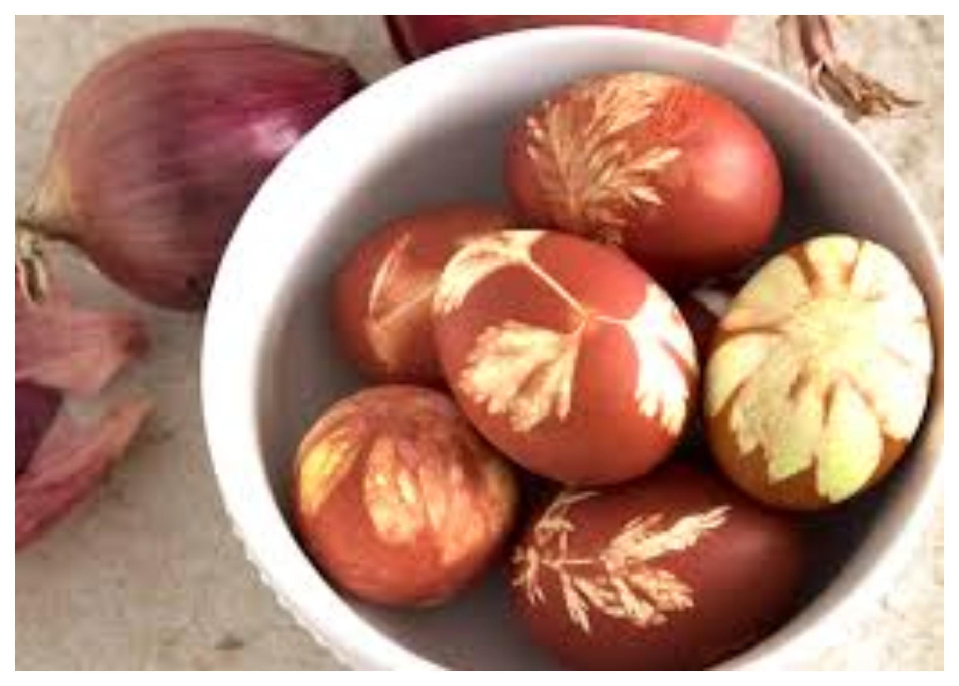 Πως να βάψετε τα πασχαλινά αυγά με φρούτα και λαχανικά