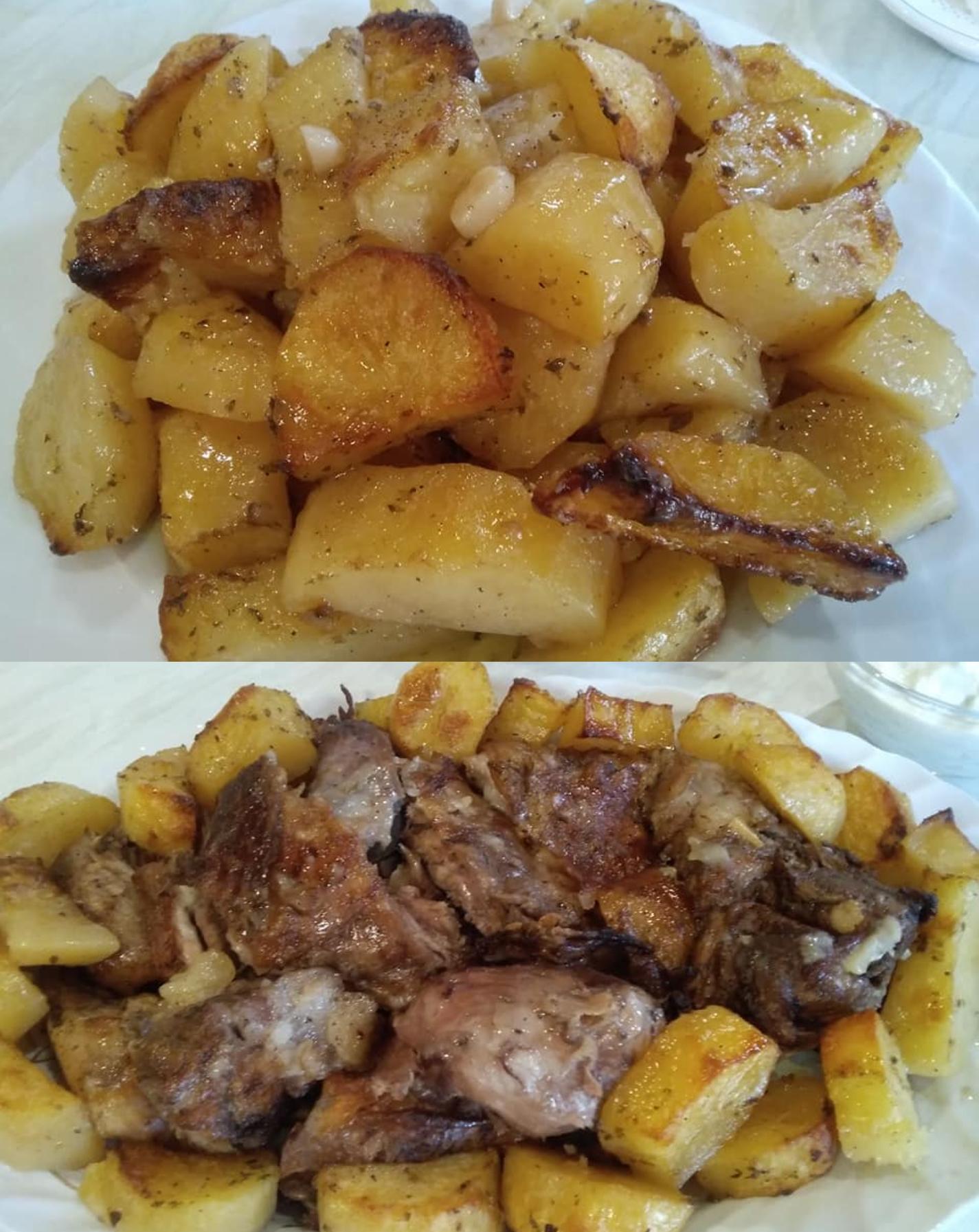 Σκορδάτες πατάτες φούρνου για το Πάσχα