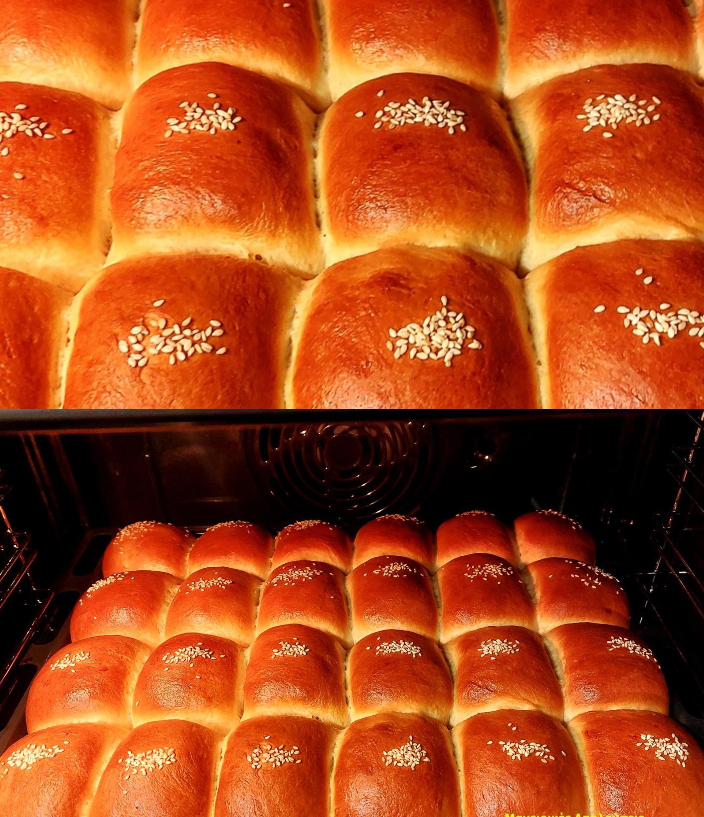 Αφράτα ψωμάκια για ατομικά σάντουιτς