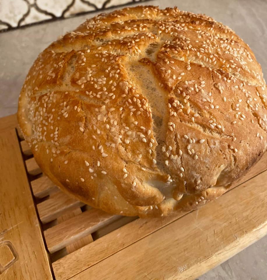 ψωμί-χωρίς ζύμωμα-συνταγή-