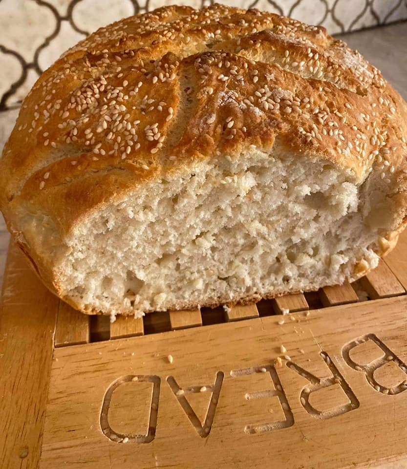 ψωμί-χωρίς ζύμωμα-συνταγή-