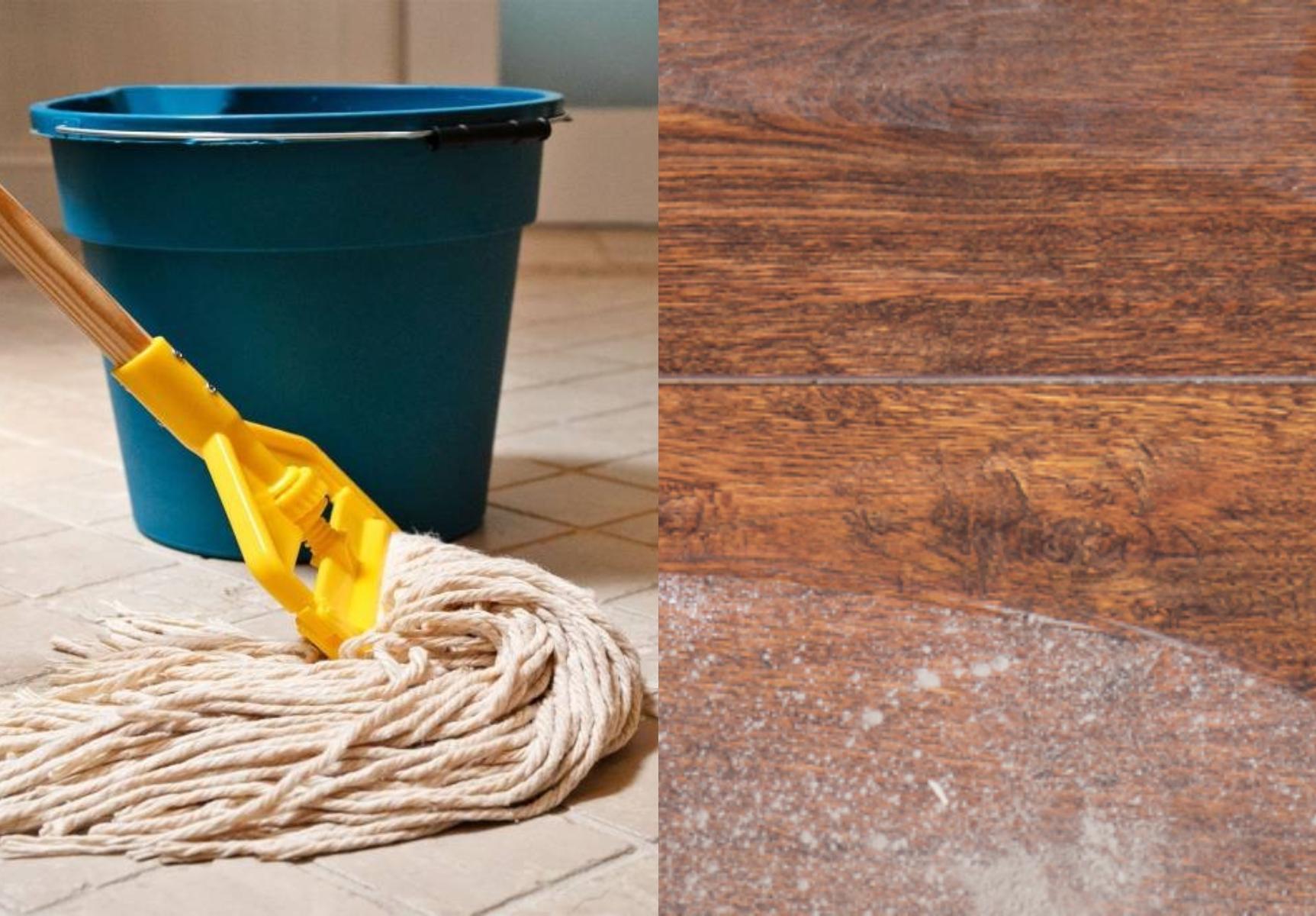 Σφουγγάρισμα χωρίς στίγματα: Το κόλπο για πεντακάθαρο πάτωμα