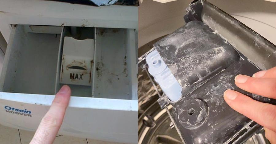 Άλατα και μούχλα στο συρτάρι πλυντηρίου: Τα καθαριστικά που θα τα εξαφανίσουν