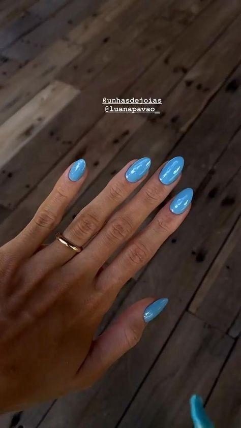 γαλάζια-μεταλλικά νύχια-ιδέες-