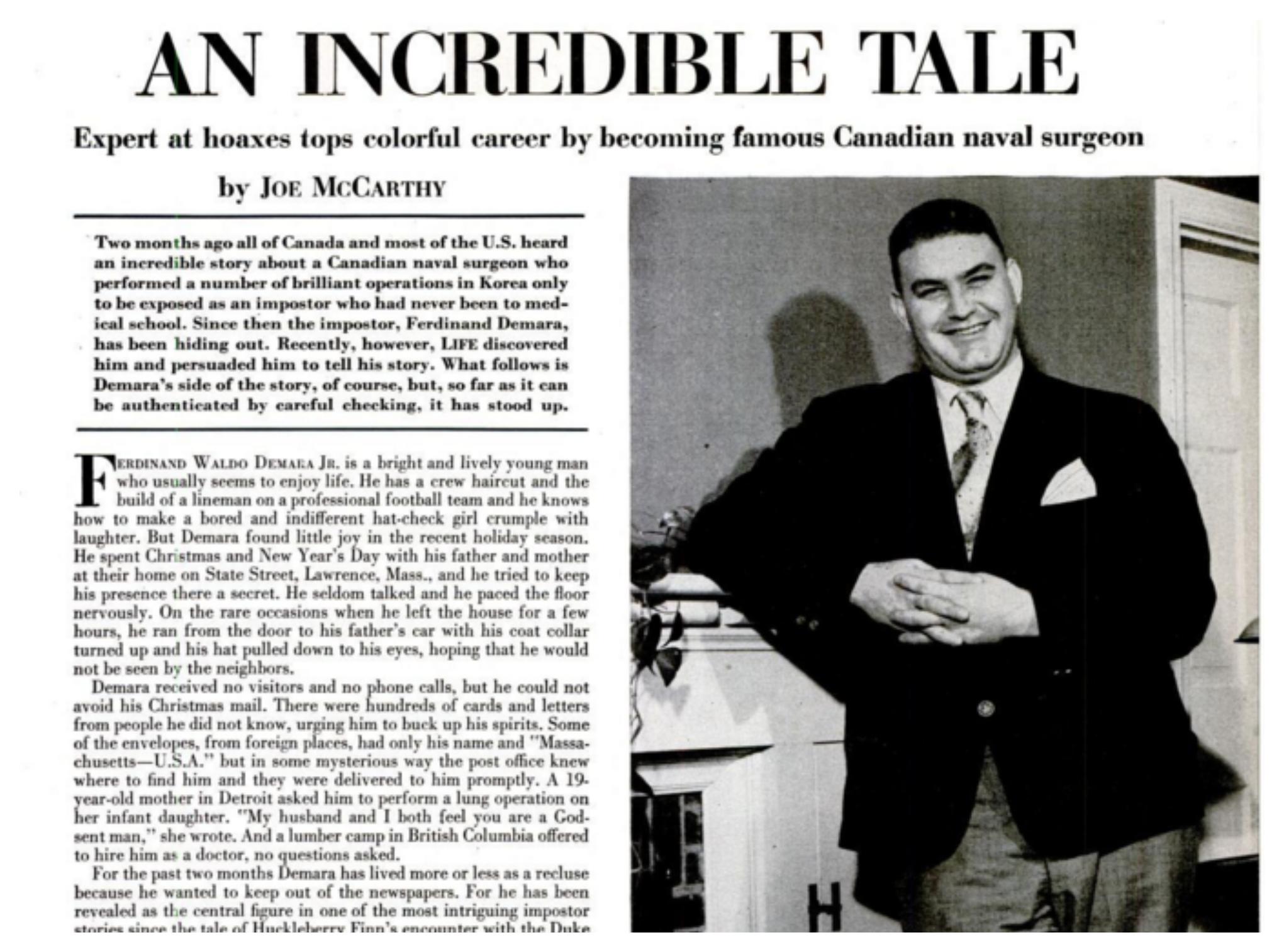 Ο μεγαλύτερος απατεώνας του κόσμου – “Έκλεβε τις ζωές άλλων”