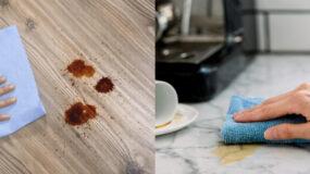 Λίπη και άλατα στον πάγκο της κουζίνας: Πως να τα καθαρίσετε ανάλογα με το υλικό