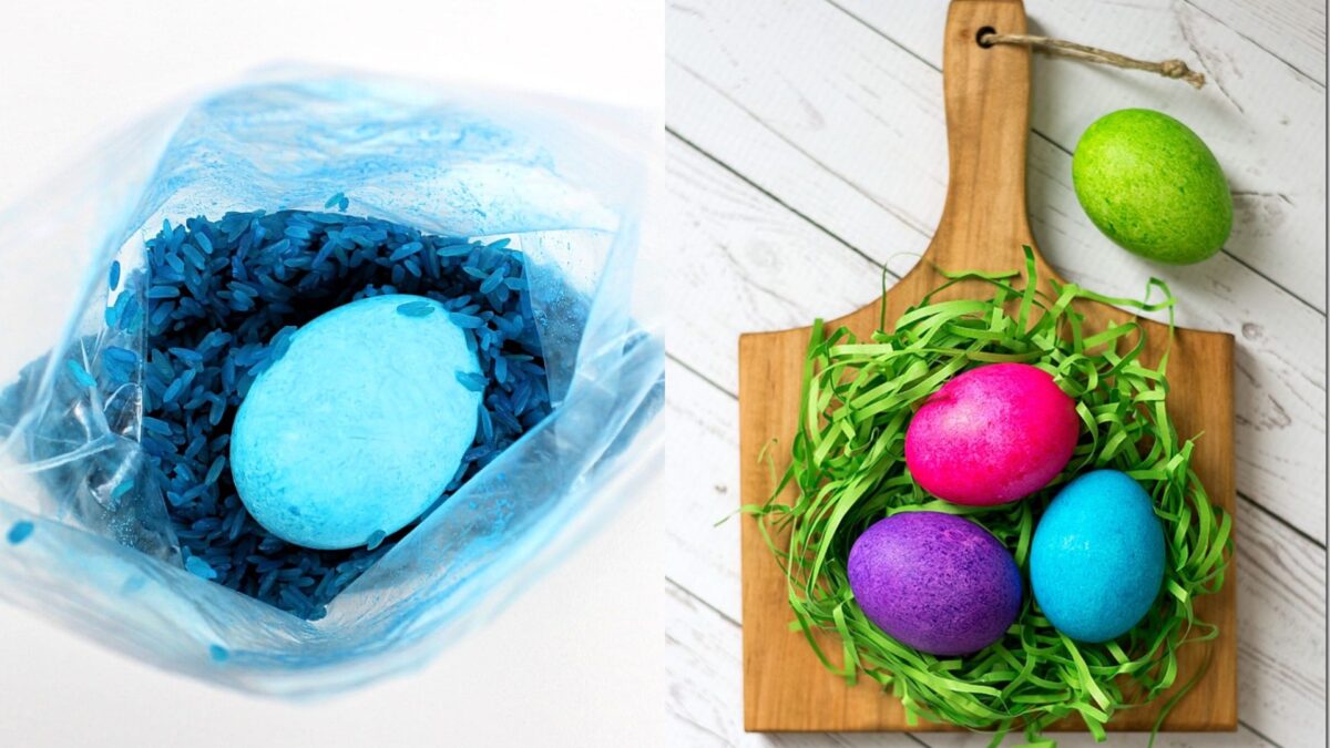 Πάσχα : Βάψε τα Πασχαλινά αυγά με ρύζι και δημιούργησε εντυπωσιακά σχέδια