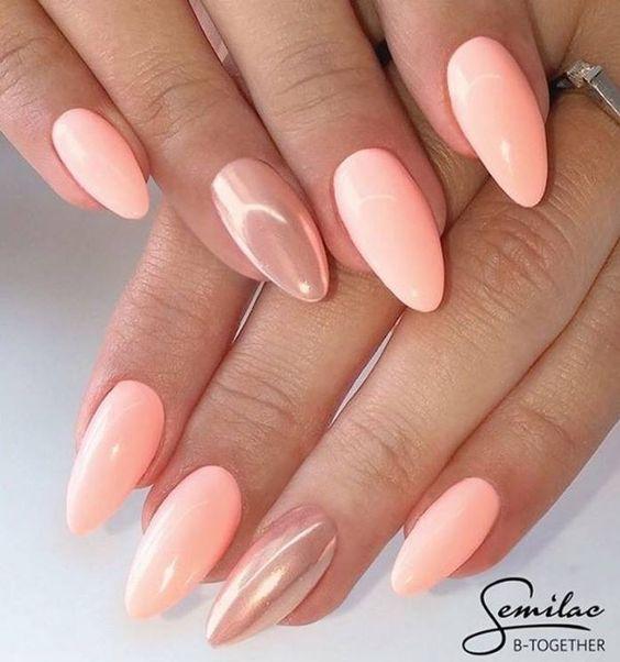 ιδέες-για-ροδακινί-νύχια-το-Καλοκαίρι 2023-