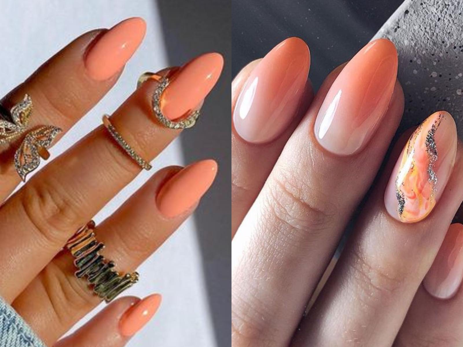 ιδέες-για-ροδακινί-νύχια-το-Καλοκαίρι 2023-