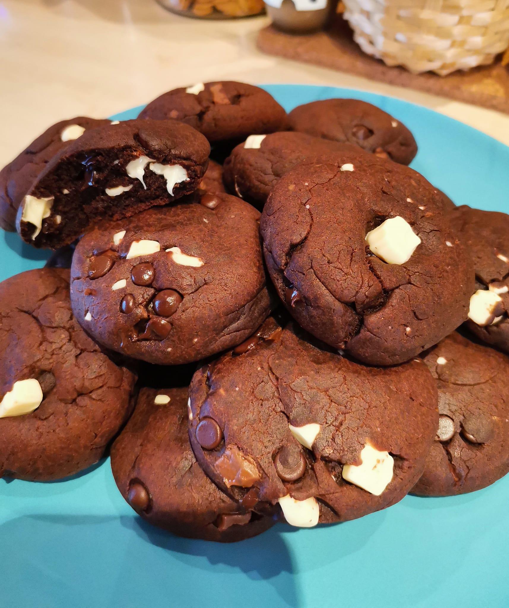 Σοκολατένια-soft king cookies-συνταγή-