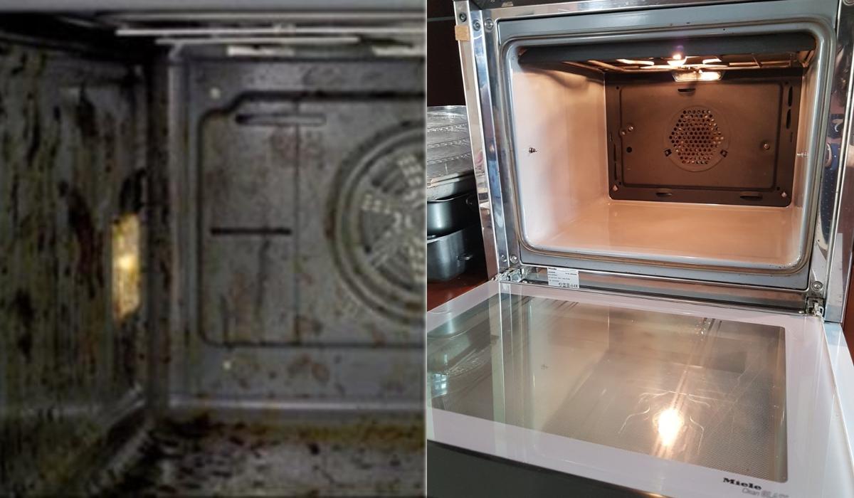 Με 30 λεπτά καθάρισε τα ξεραμένα λίπη από το φούρνο και τις εστίες