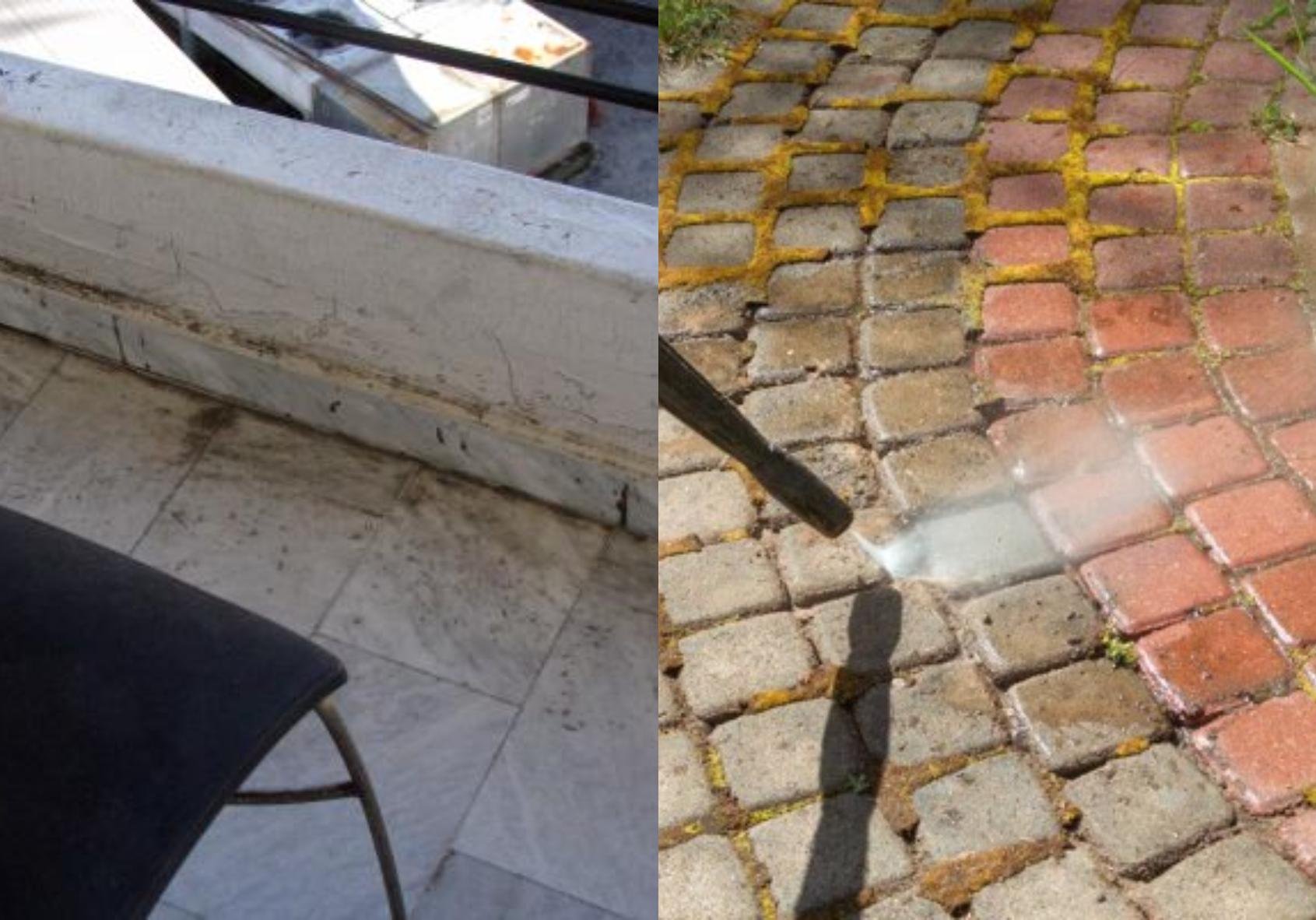 Τσιμεντένιες αυλές, μπαλκόνια και έπιπλα αυλής γίνονται λαμπίκο με αυτά τα κόλπα