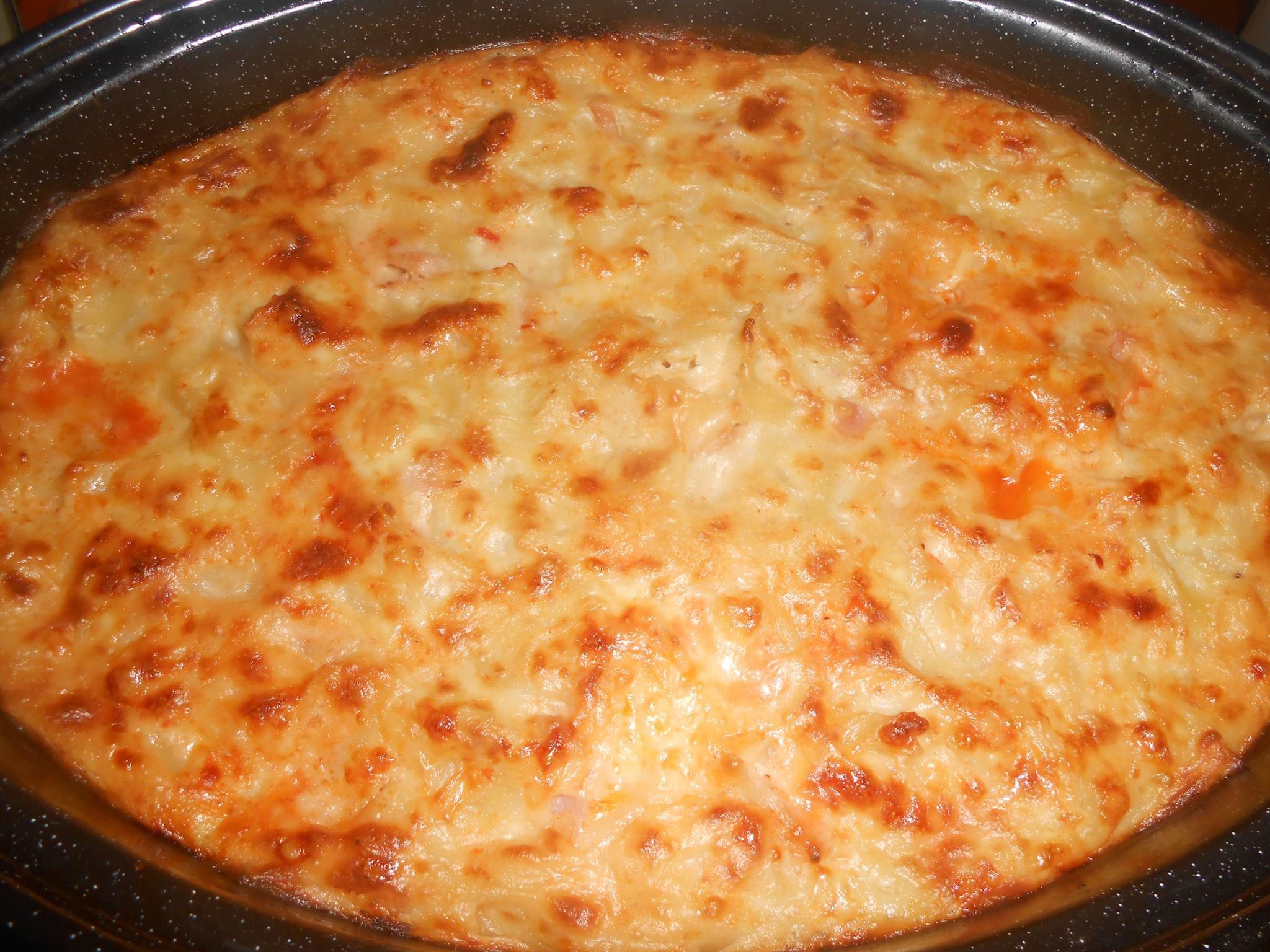 σουφλέ-ζυμαρικών-με-κοτόπουλο-που-περίσσεψε-συνταγή-