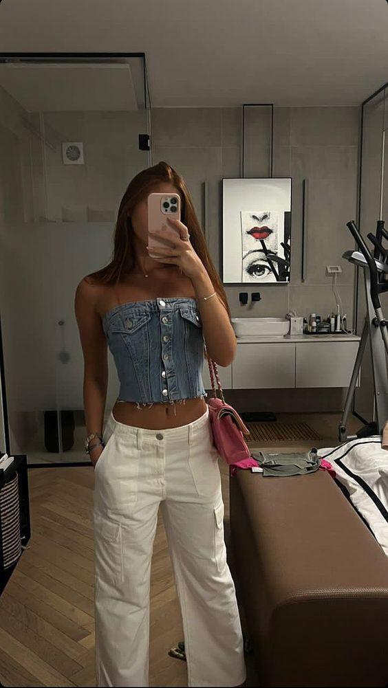 ιδέες-με-τζιν ρούχα-για-το-Καλοκαίρι 2023-