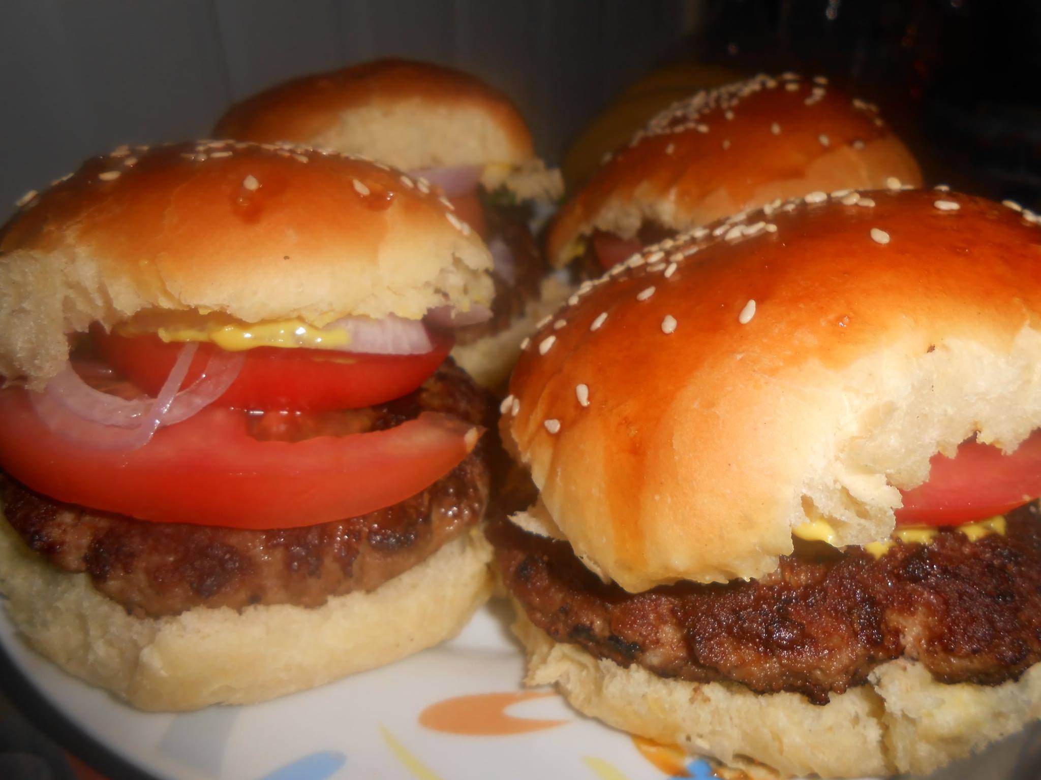 Σπιτικά-hamburgers-συνταγή-